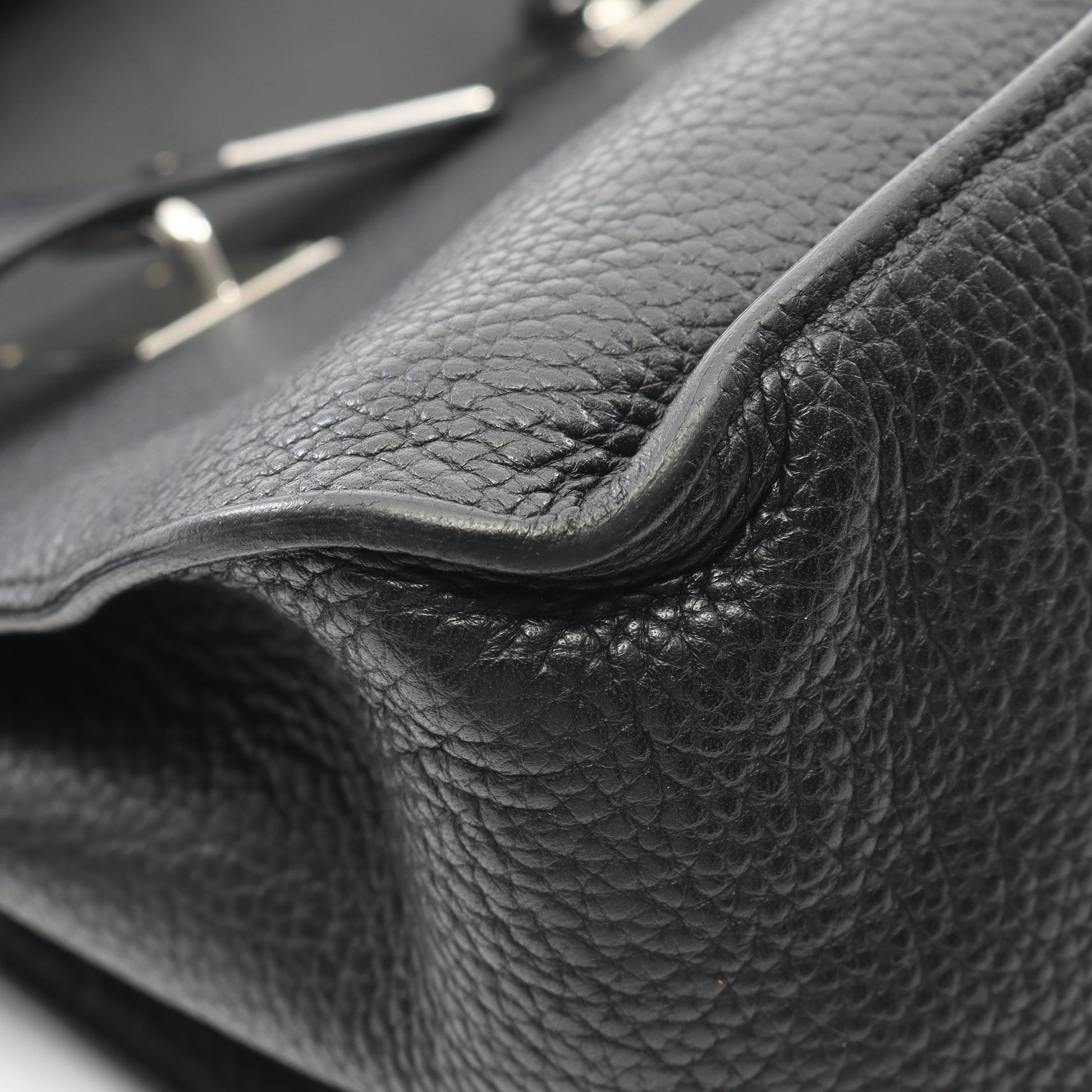 ジプシエール34 ショルダーバッグ トリヨンクレマンス ブラック シルバー金具 □P刻印 エルメス バッグ HERMES