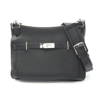 ジプシエール34 ショルダーバッグ トリヨンクレマンス ブラック シルバー金具 □P刻印 エルメス バッグ HERMES