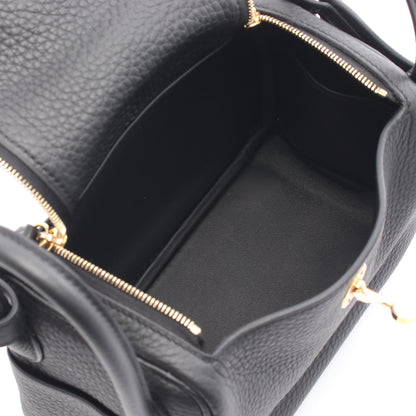 リンディ ミニ ショルダーバッグ トリヨンクレマンス ブラック ゴールド金具 K刻印 エルメス バッグ HERMES