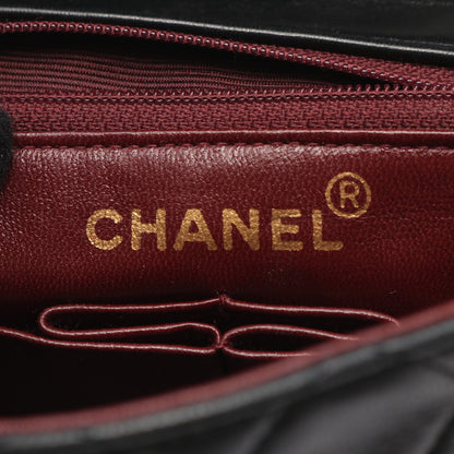 ミニマトラッセ20 チェーンショルダーバッグ ラムスキン ブラック ゴールド金具 シャネル バッグ CHANEL