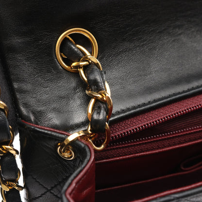 ミニマトラッセ20 チェーンショルダーバッグ ラムスキン ブラック ゴールド金具 シャネル バッグ CHANEL