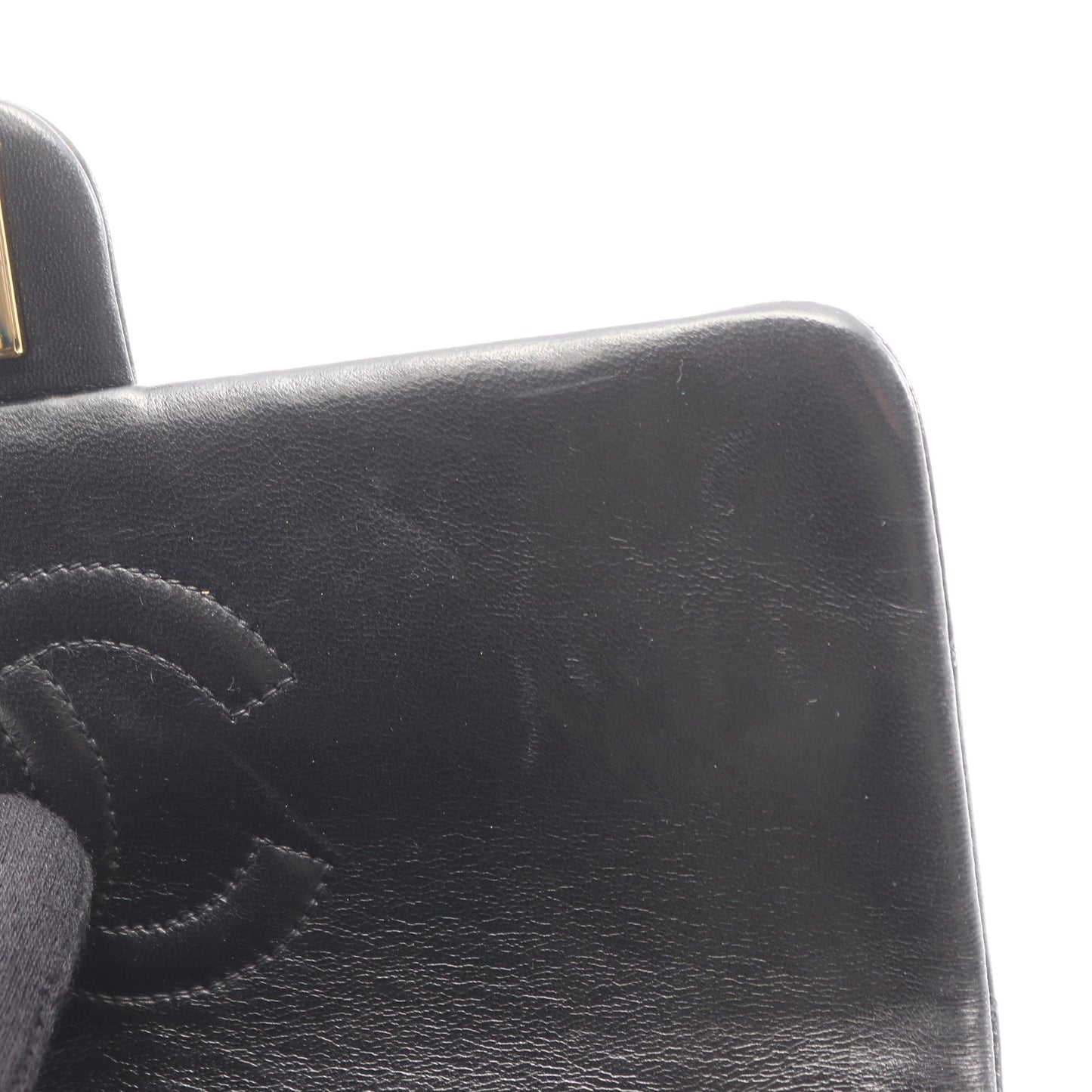 ミニマトラッセ20 チェーンショルダーバッグ ラムスキン ブラック ゴールド金具 シャネル バッグ CHANEL