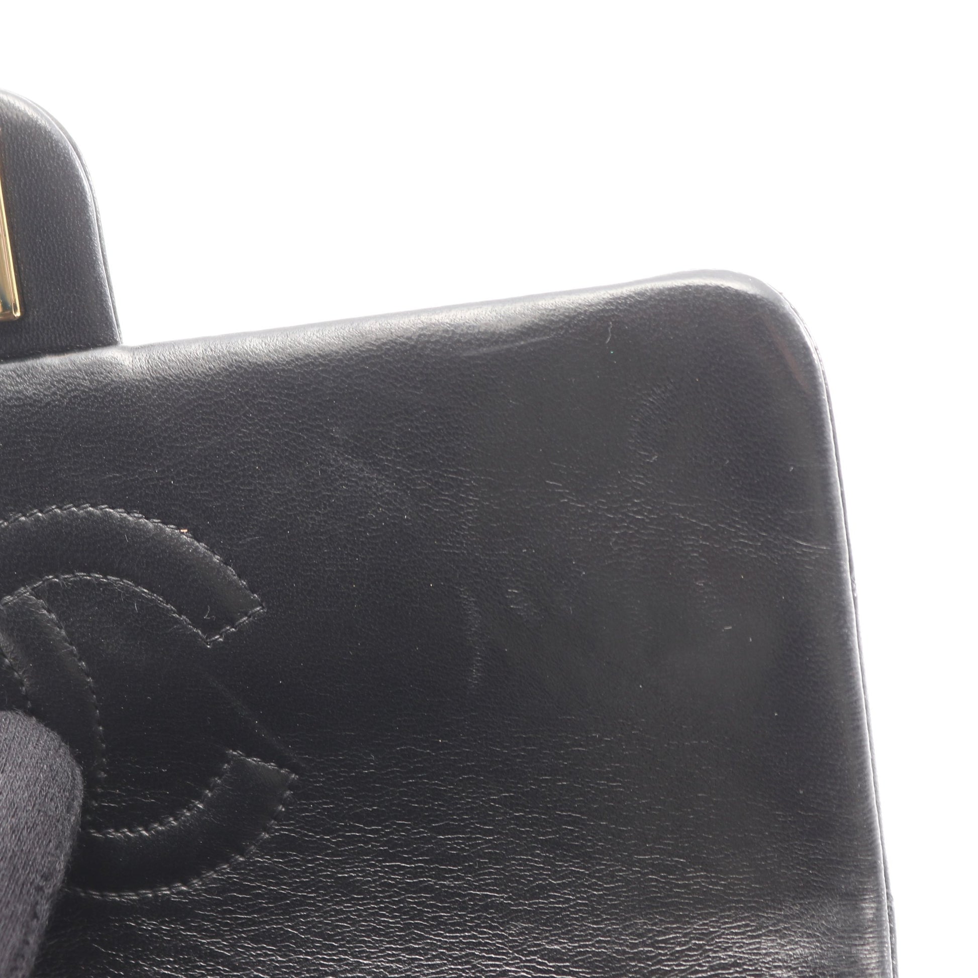 ミニマトラッセ20 チェーンショルダーバッグ ラムスキン ブラック ゴールド金具 シャネル バッグ CHANEL