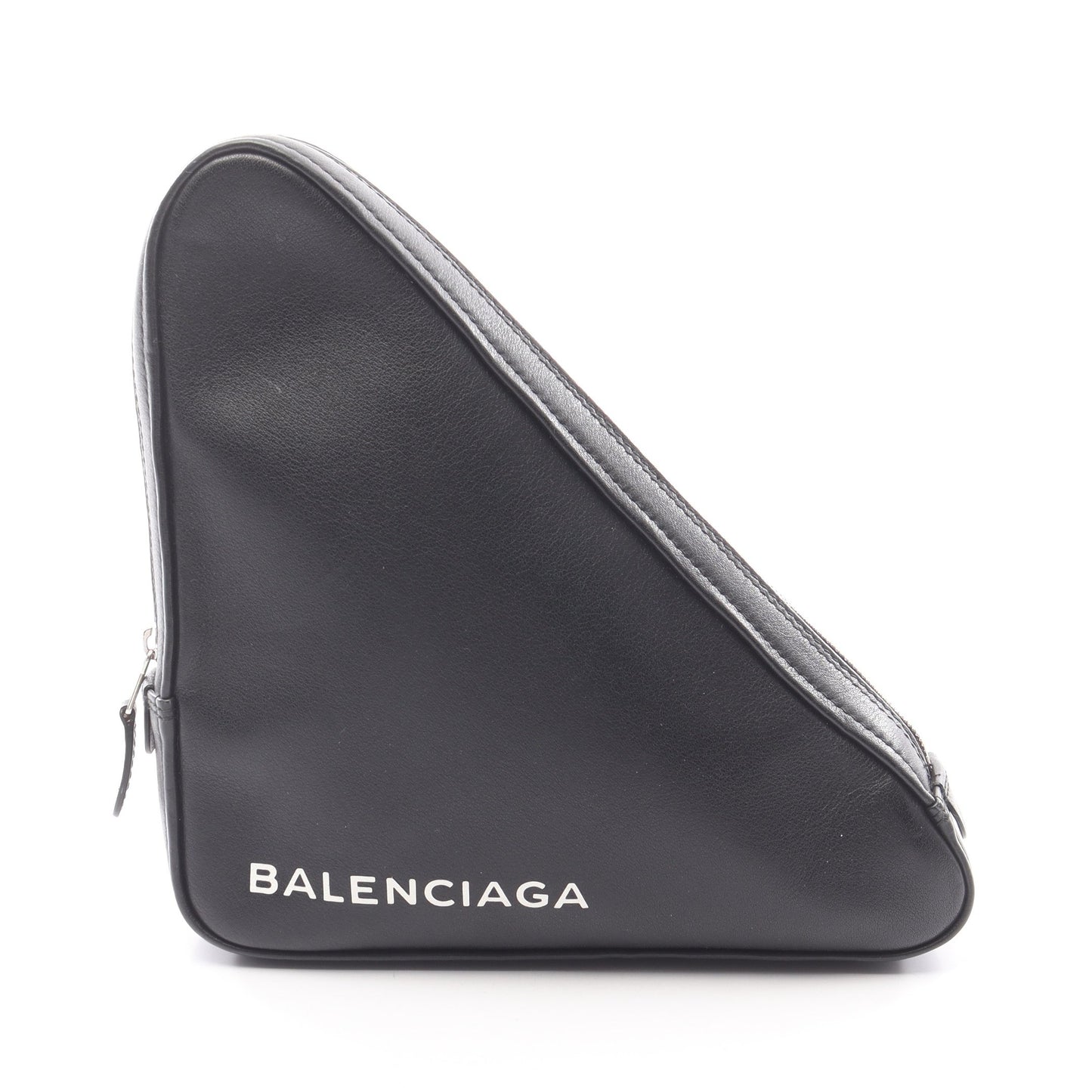 トライアングル クラッチバッグ レザー ブラック バレンシアガ バッグ BALENCIAGA