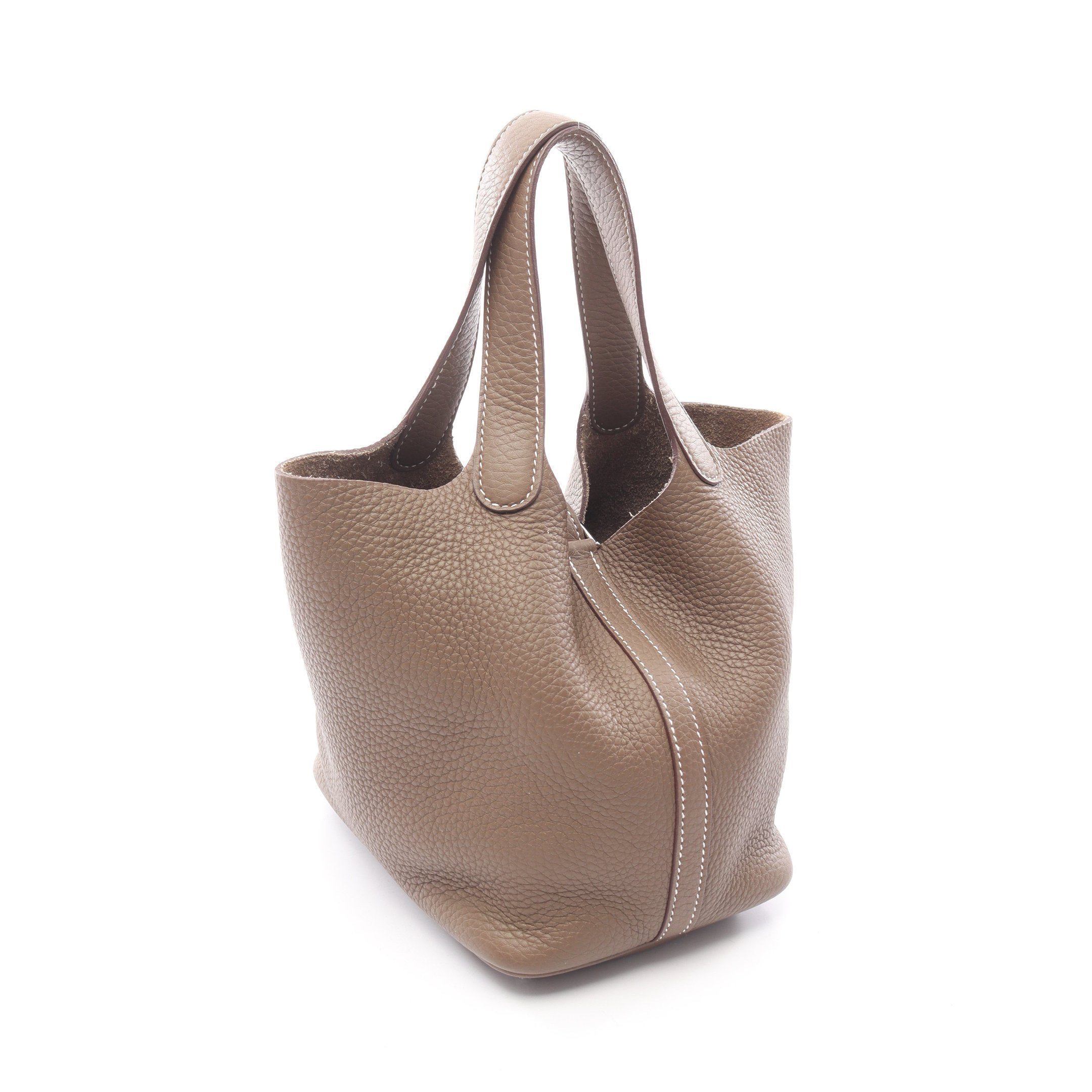 エルメス　ピコタンPM　トリヨンクレマンス　エトゥープ　ハンドバッグ　□J刻印 新品)HERMES エルメス ピコタン ロックPM トリヨンクレマンス