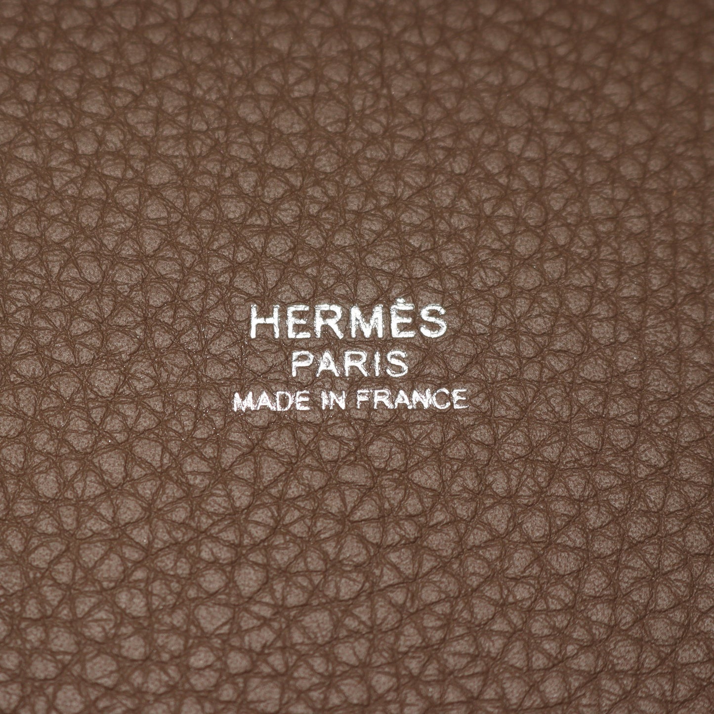 ピコタンロックPM エトゥープ ハンドバッグ トリヨンクレマンス グレーブラウン シルバー金具 U刻印 エルメス バッグ HERMES