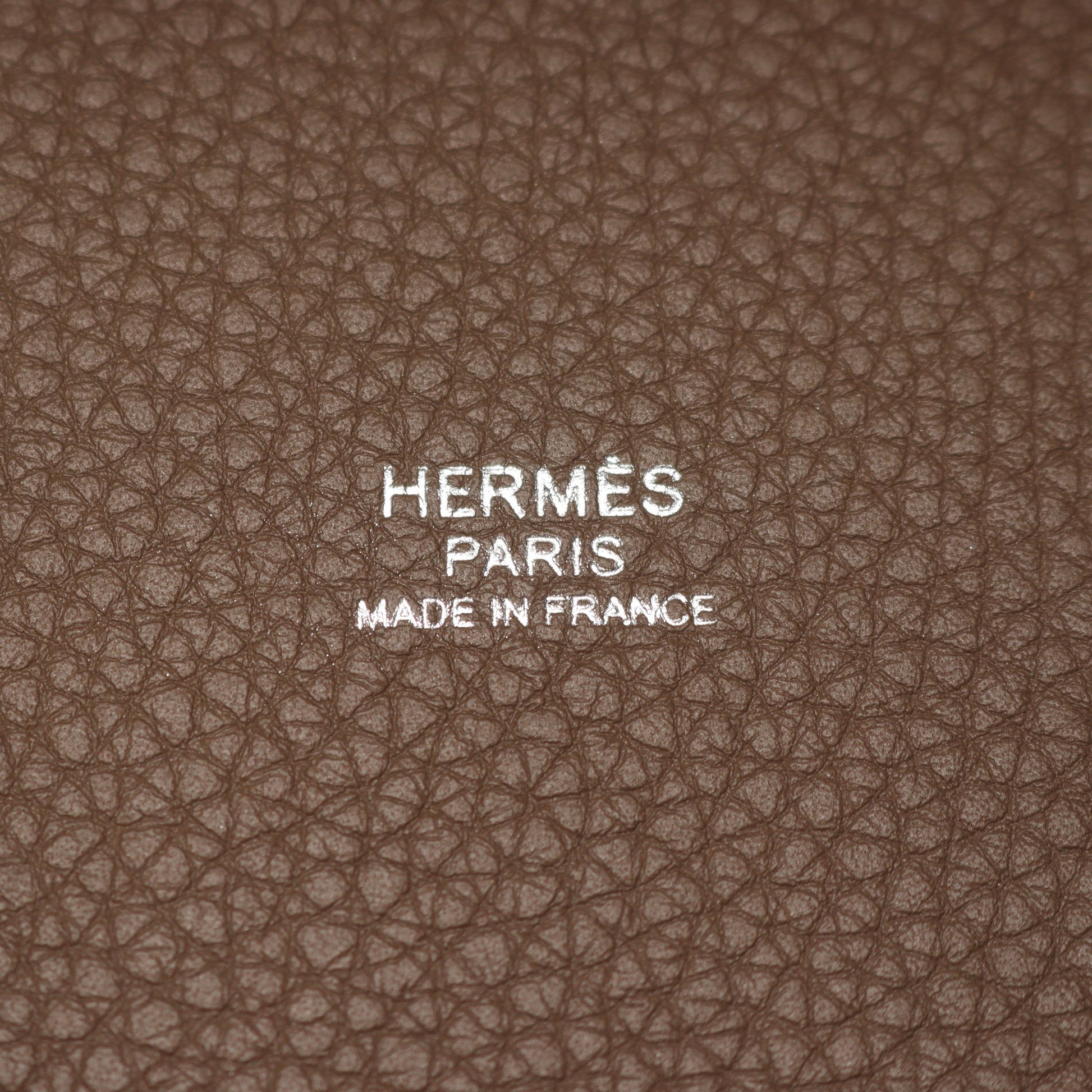 ピコタンロックPM エトゥープ ハンドバッグ トリヨンクレマンス グレーブラウン シルバー金具 U刻印 エルメス バッグ HERMES