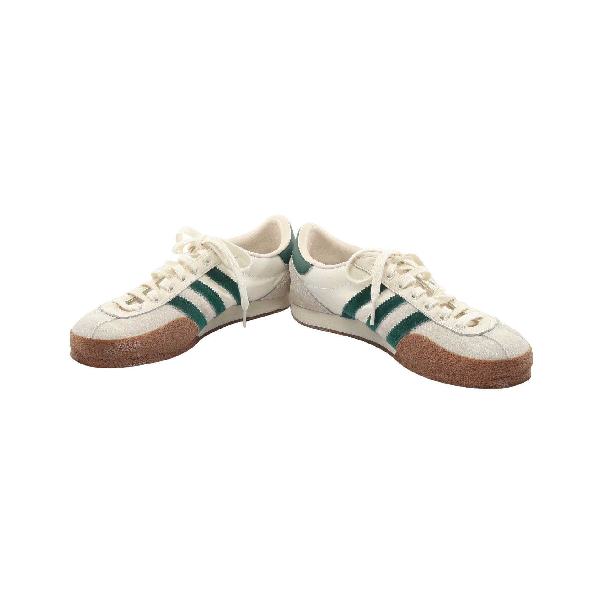 adidas × LIAM GALLAGHER LG2 SPZL スニーカー ファブリック スエード レザー オフホワイト グリーン アディダス シューズ adidas