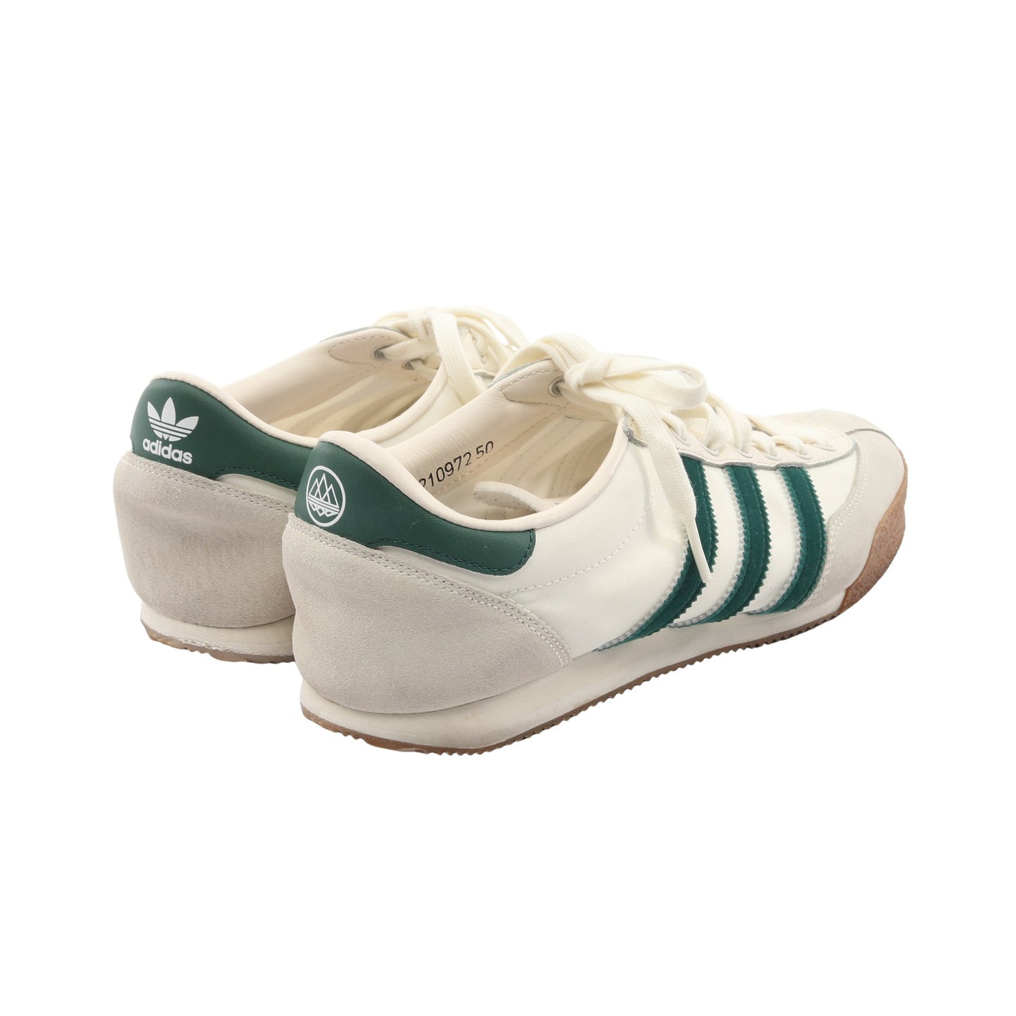 adidas × LIAM GALLAGHER LG2 SPZL スニーカー ファブリック スエード レザー オフホワイト グリーン アディダス シューズ adidas