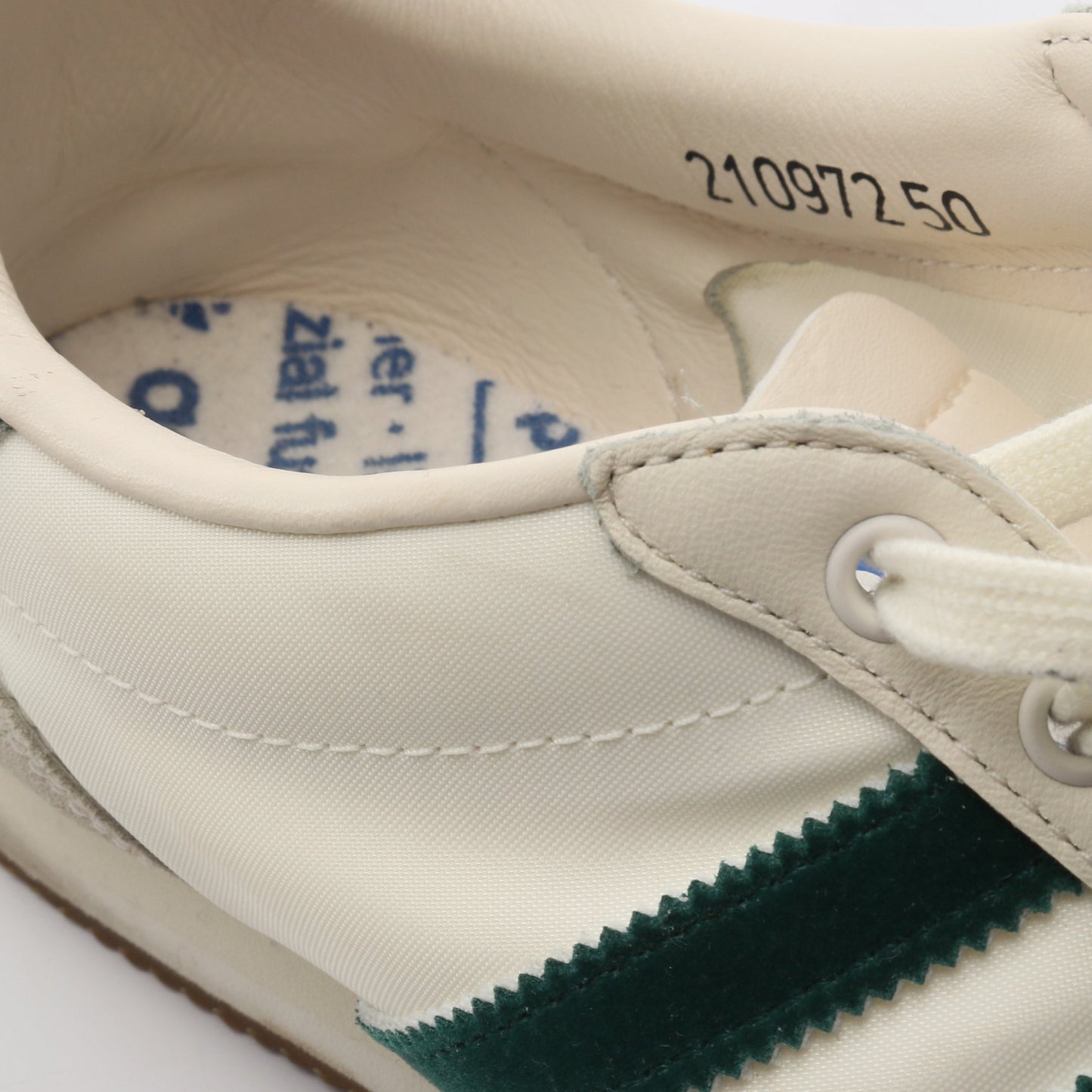 adidas × LIAM GALLAGHER LG2 SPZL スニーカー ファブリック スエード レザー オフホワイト グリーン アディダス シューズ adidas