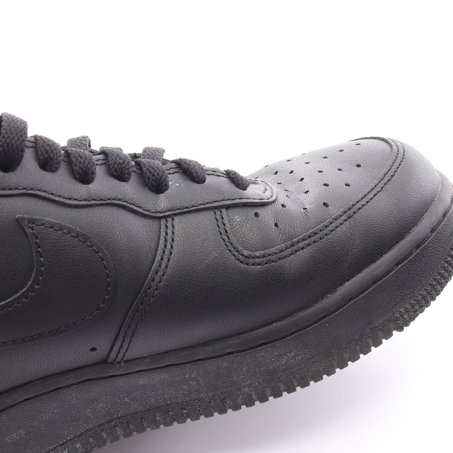 Supreme × NIKE Air Force 1 Low スニーカー レザー ブラック シュプリーム シューズ Supreme