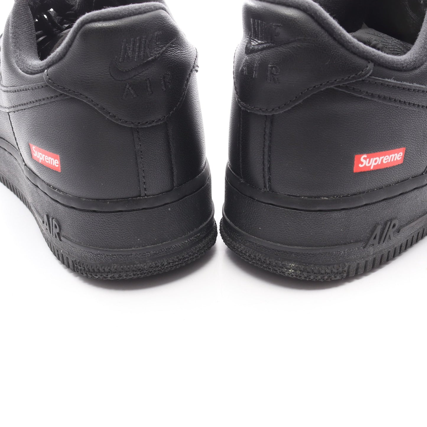 Supreme × NIKE Air Force 1 Low スニーカー レザー ブラック シュプリーム シューズ Supreme