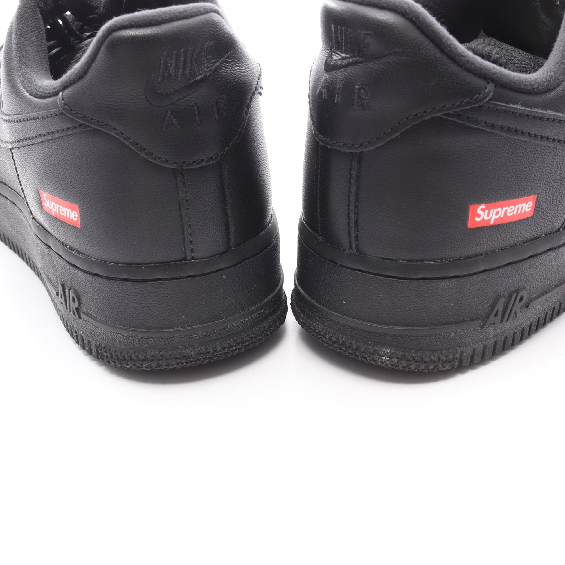 Supreme × NIKE Air Force 1 Low スニーカー レザー ブラック シュプリーム シューズ Supreme