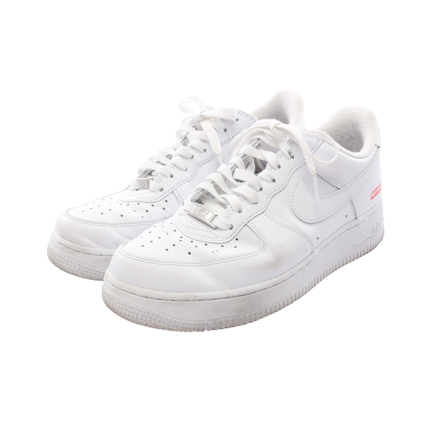 NIKE × Supreme AIR FORCE 1 LOW スニーカー レザー ホワイト ナイキ シューズ NIKE