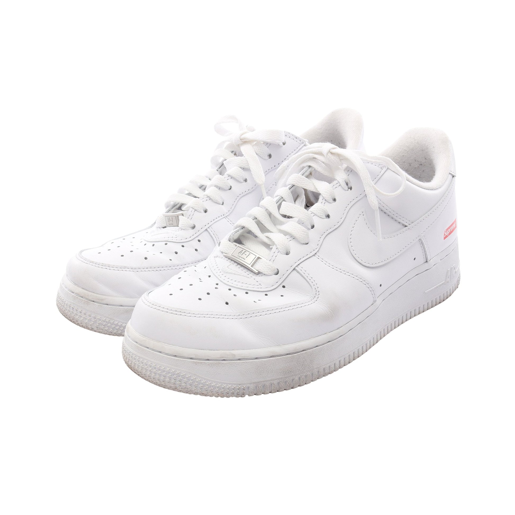 NIKE × Supreme AIR FORCE 1 LOW スニーカー レザー ホワイト ナイキ シューズ NIKE