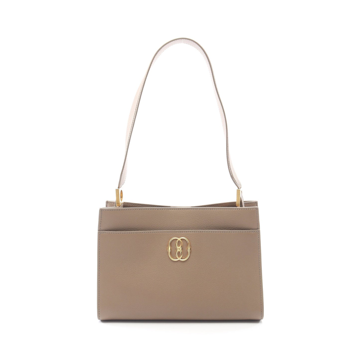 TRAPEZE SOFT ワンショルダーバッグ レザー グレーベージュ バリー バッグ BALLY