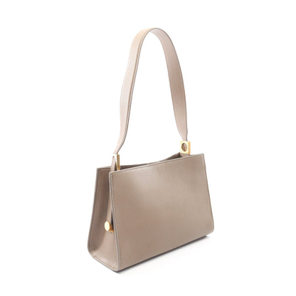 TRAPEZE SOFT ワンショルダーバッグ レザー グレーベージュ バリー バッグ BALLY