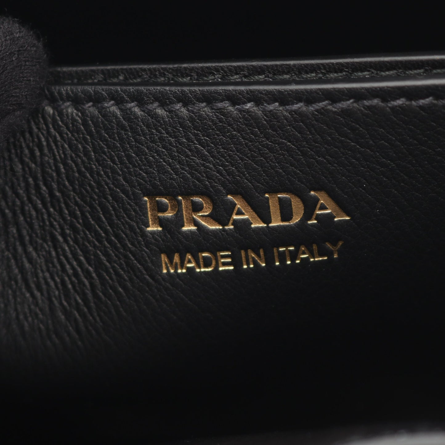 SOFT GRAIN VITE バックル ハンドバッグ トートバッグ レザー ブラック スタッズ 2WAY プラダ バッグ PRADA