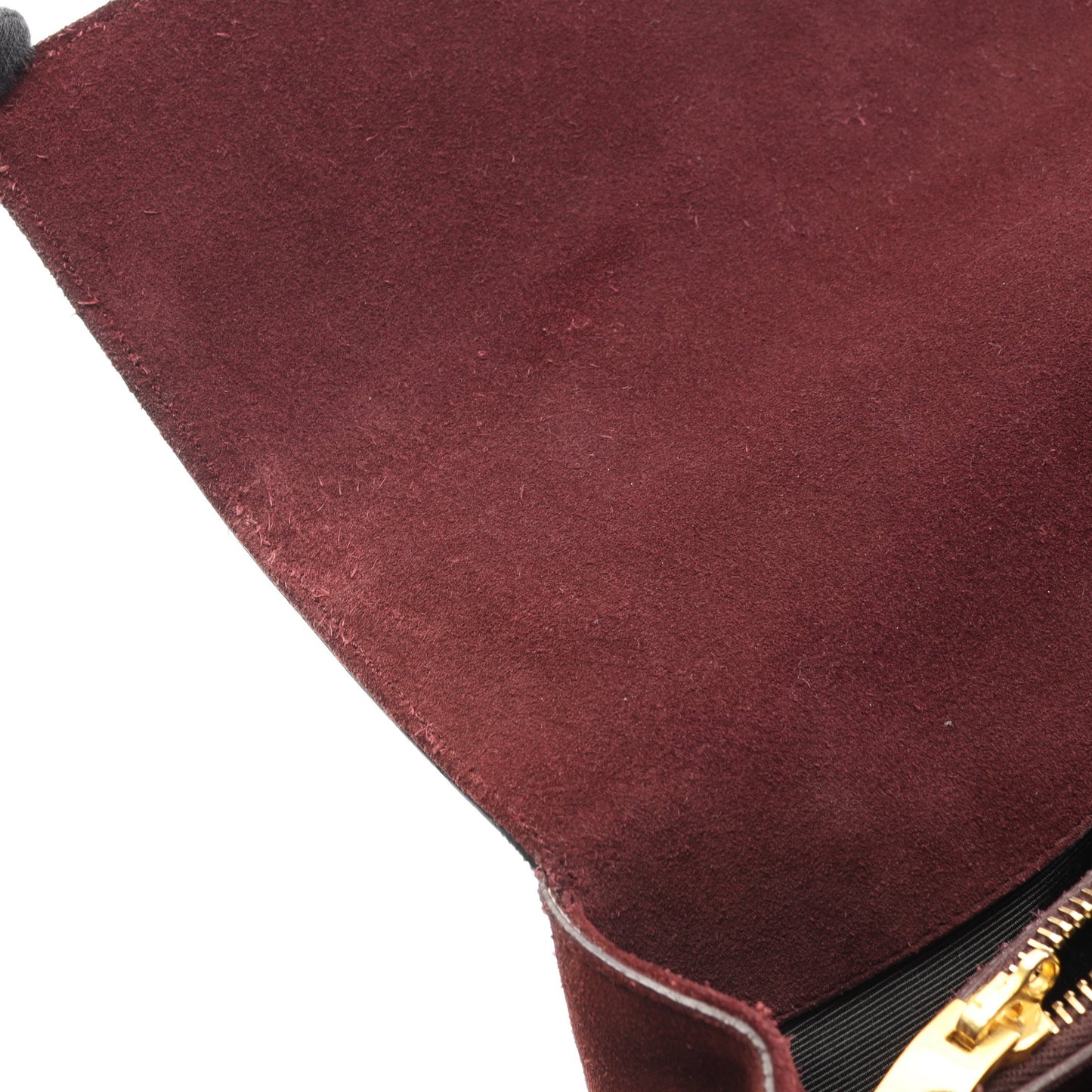 サック ムジーク ハンドバッグ スエード レザー ボルドー ブラック サンローランパリ バッグ SAINT LAURENT PARIS