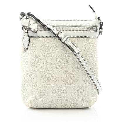 アナグラム ショルダーバッグ PVC レザー オフホワイト ロエベ バッグ LOEWE