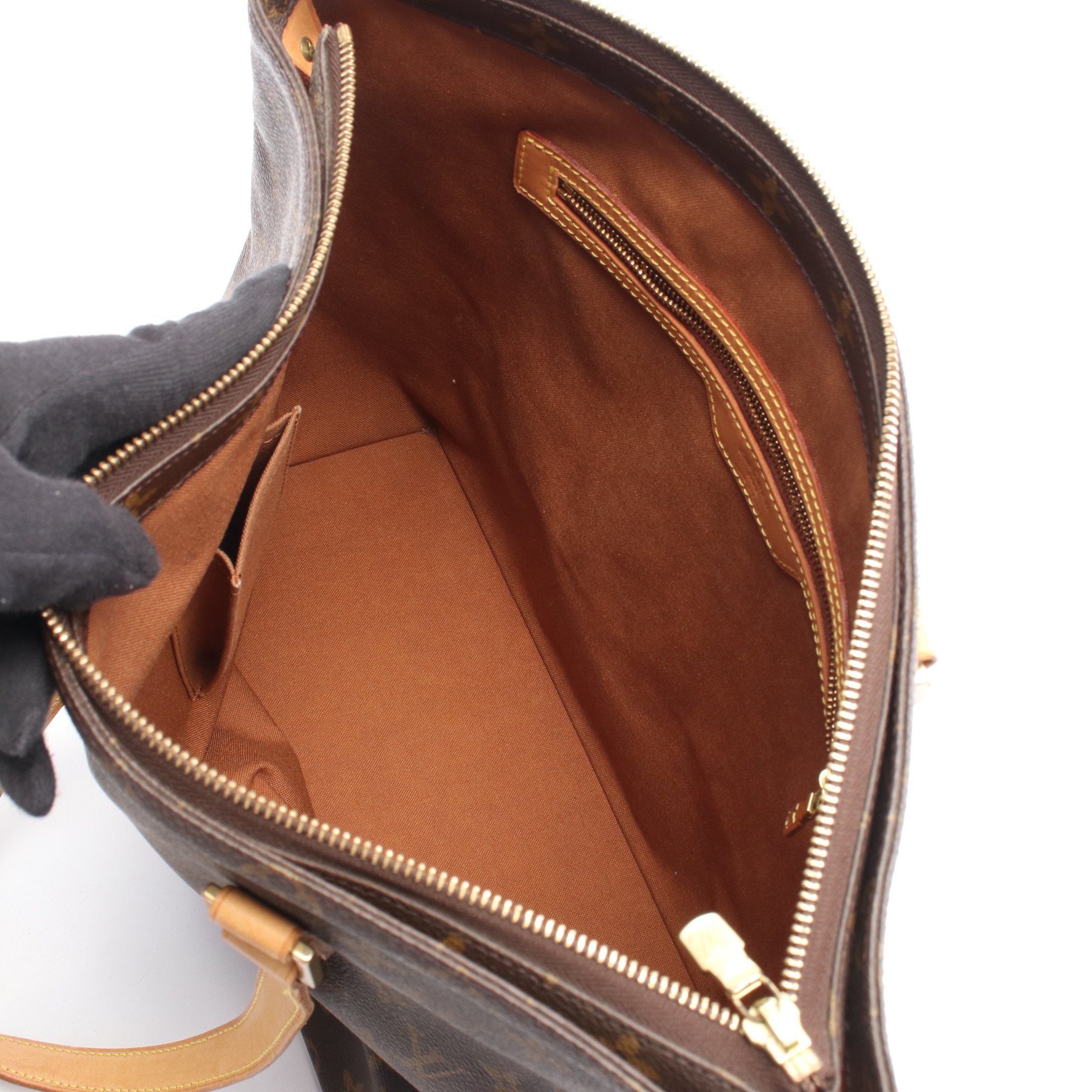 カバメゾ モノグラム ショルダーバッグ トートバッグ PVC レザー