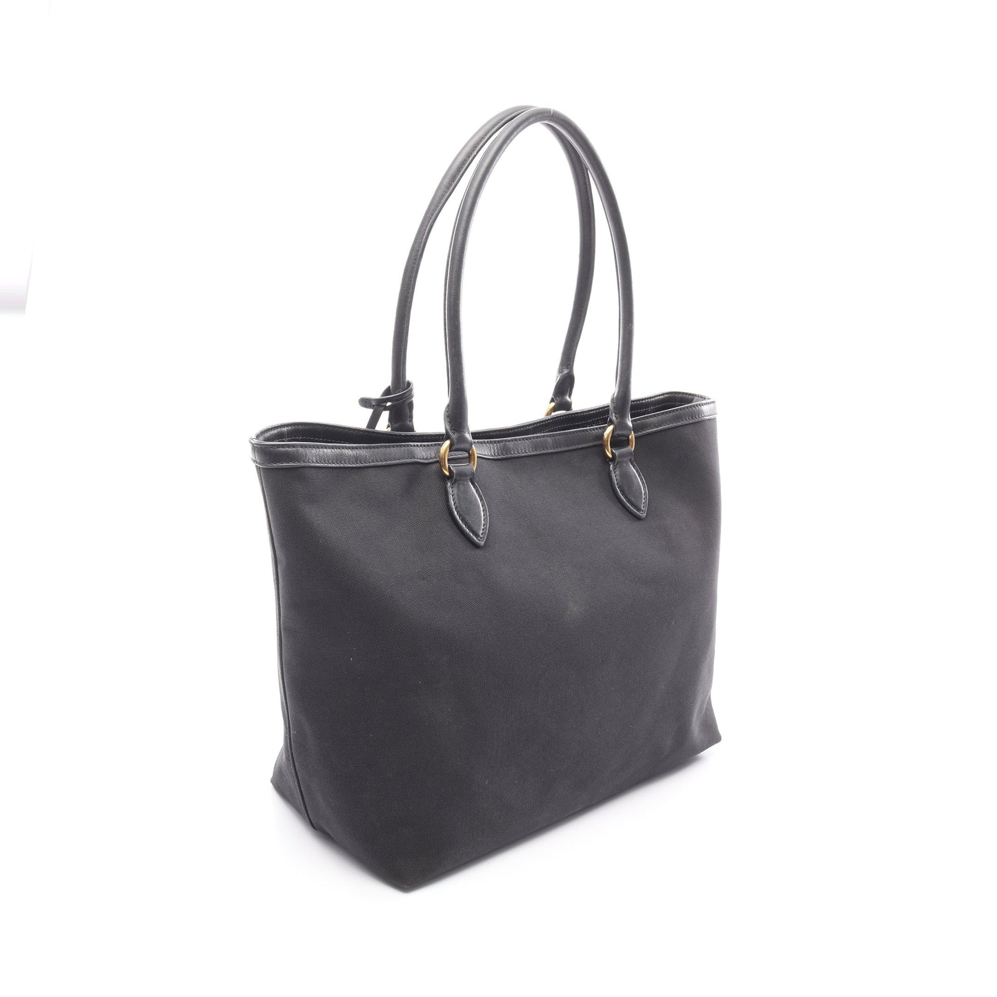 LOGO JACQUARD ロゴジャガード ショルダーバッグ トートバッグ キャンバス レザー ブラック リボン プラダ バッグ PRADA