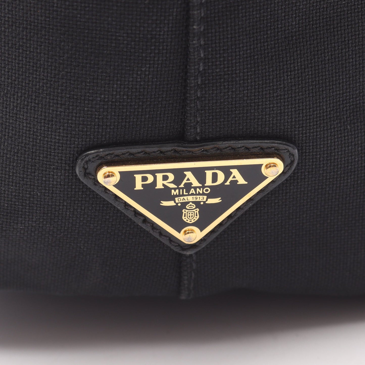 LOGO JACQUARD ロゴジャガード ショルダーバッグ トートバッグ キャンバス レザー ブラック リボン プラダ バッグ PRADA