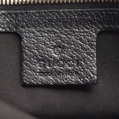 GGキャンバス ハンドバッグ トートバッグ キャンバス レザー ブラック グッチ バッグ GUCCI