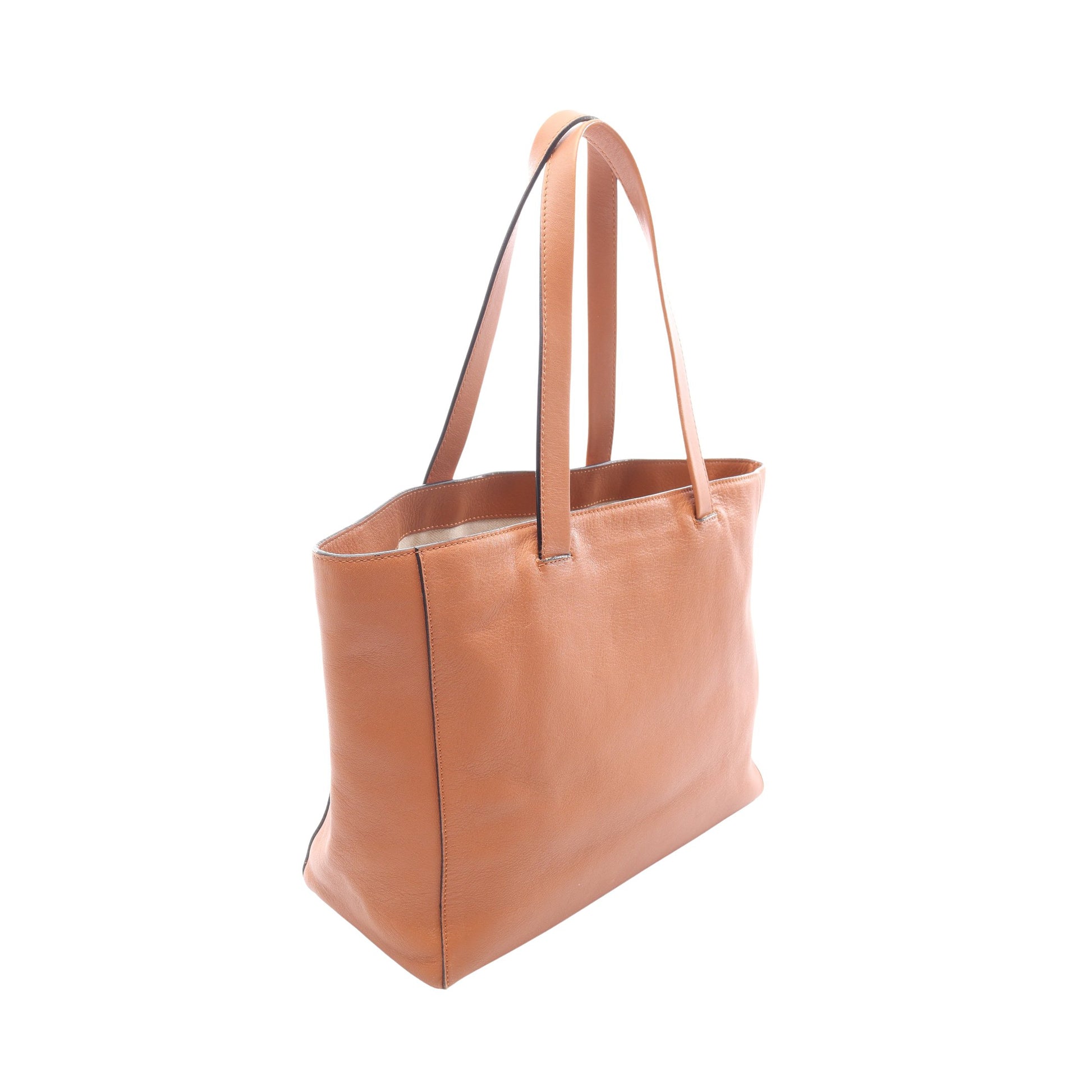 EAST WEST SHOPPER SMALL イースト ウエスト ショッパー スモール ハンドバッグ トートバッグ レザー ライトブラウン ロエベ バッグ LOEWE