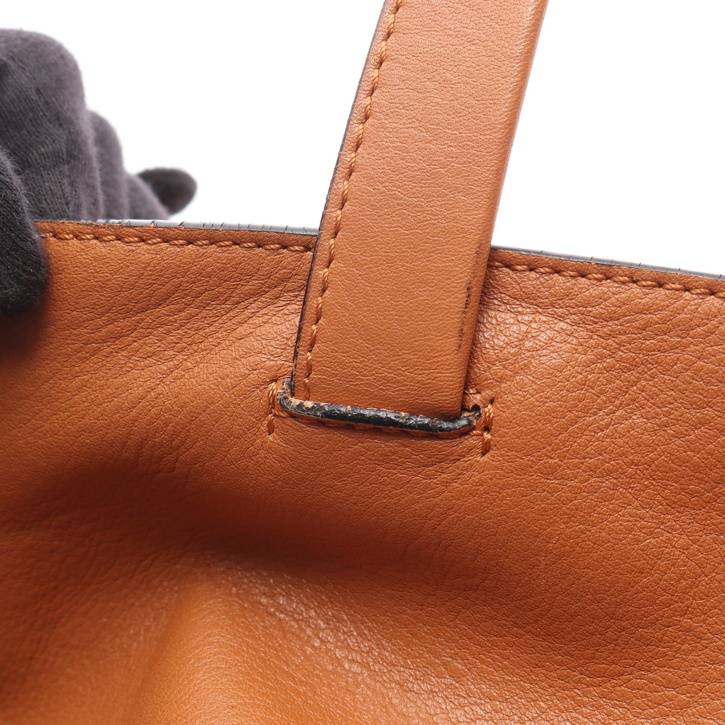 EAST WEST SHOPPER SMALL イースト ウエスト ショッパー スモール ハンドバッグ トートバッグ レザー ライトブラウン ロエベ バッグ LOEWE