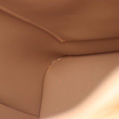 ヒューストン モノグラムヴェルニ ノワゼット ハンドバッグ レザー ベージュ ルイヴィトン バッグ LOUIS VUITTON