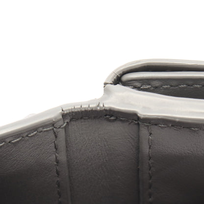 イントレチャート 三つ折り財布 レザー グレー ボッテガヴェネタ 財布・小物 BOTTEGA VENETA