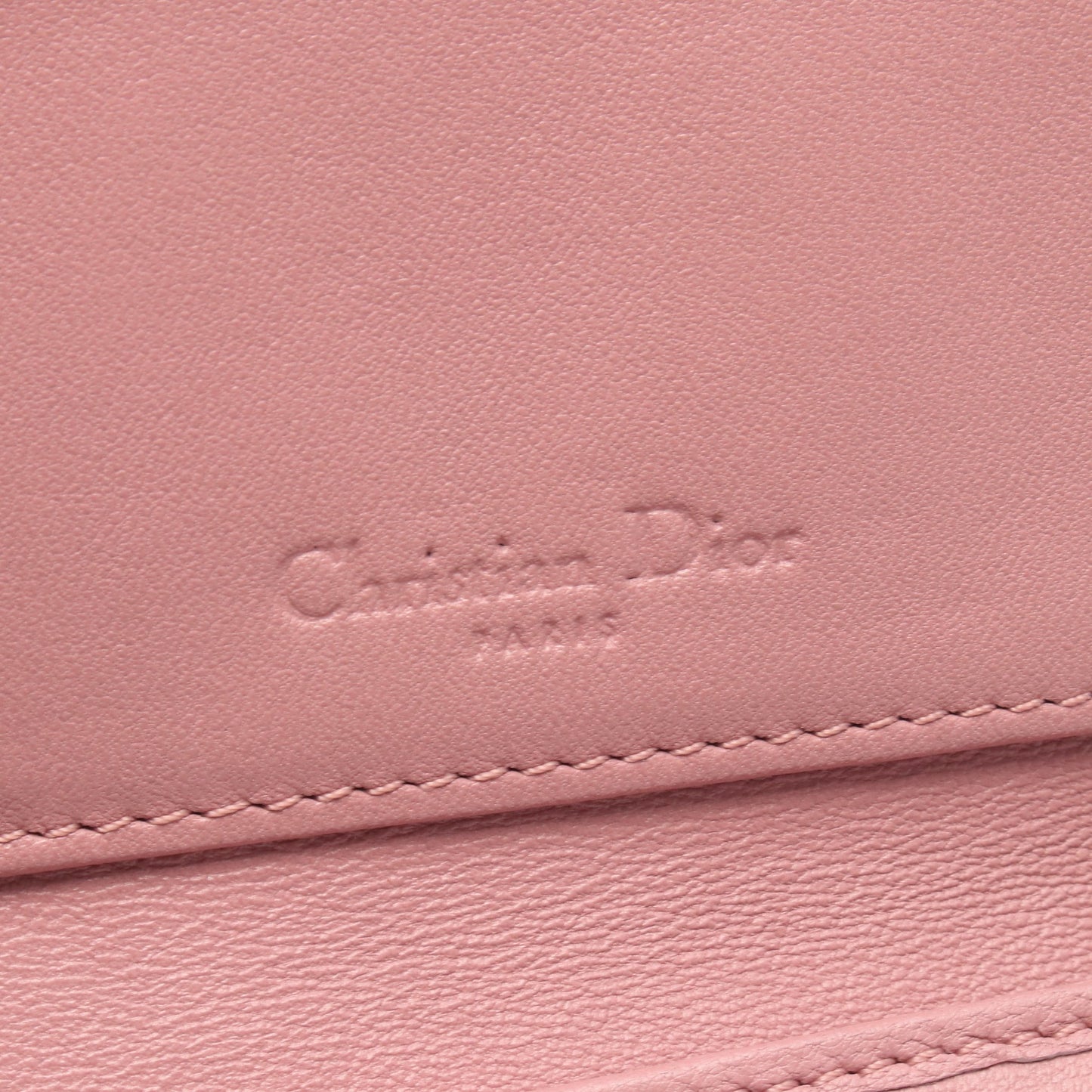 レディディオール カナージュ スモール ラウンドファスナー財布 レザー ピンク クリスチャンディオール 財布・小物 Christian Dior