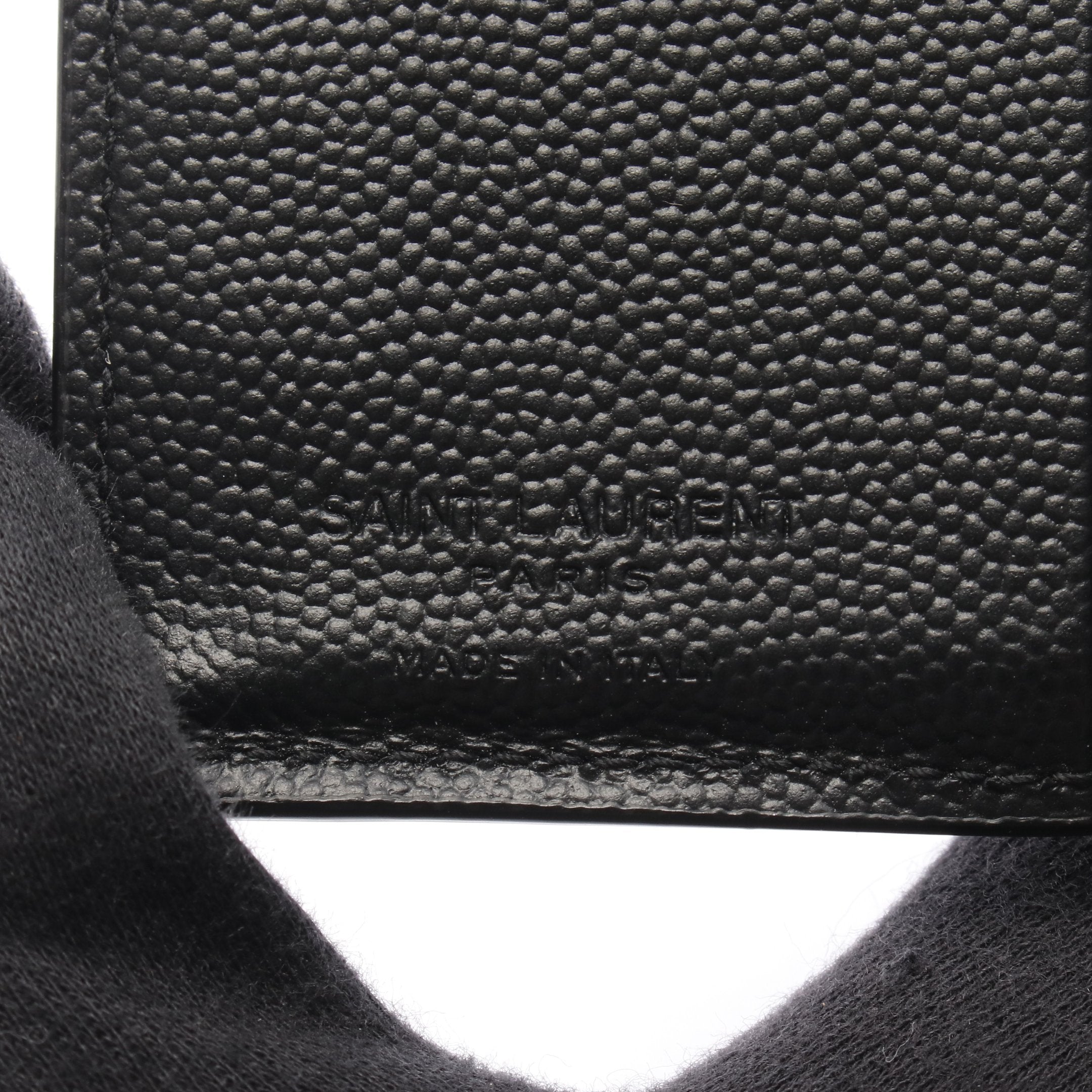 二つ折り財布 レザー ブラック サンローランパリ – RECLO