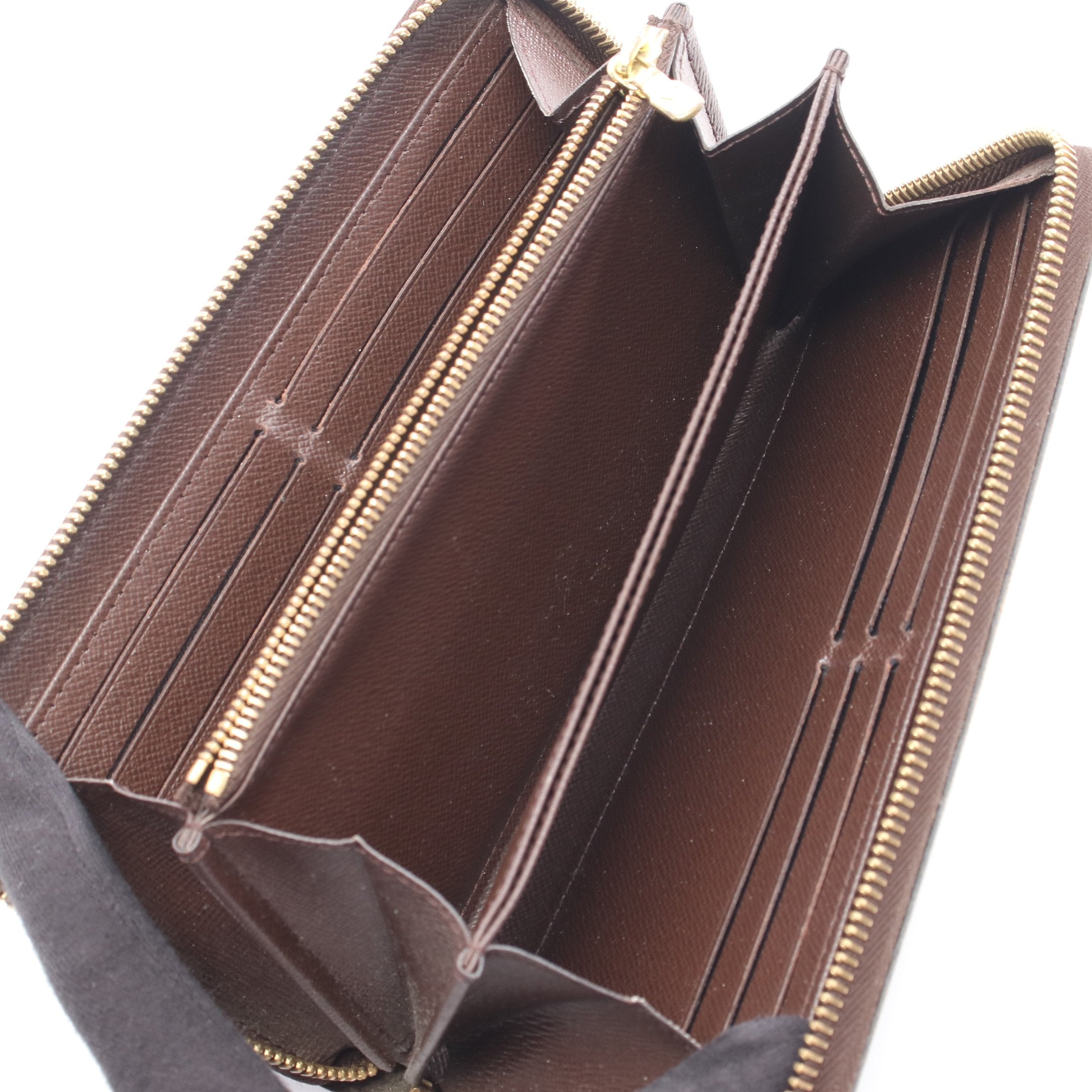 ジッピーウォレット ダミエエベヌ ラウンドファスナー長財布 PVC