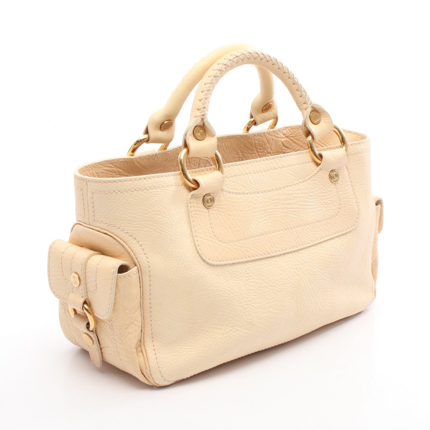 ブギーバッグ マカダム ハンドバッグ トートバッグ レザー ライトベージュ セリーヌ バッグ CELINE