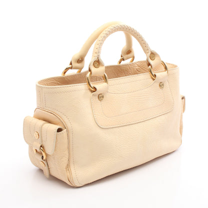 ブギーバッグ マカダム ハンドバッグ トートバッグ レザー ライトベージュ セリーヌ バッグ CELINE