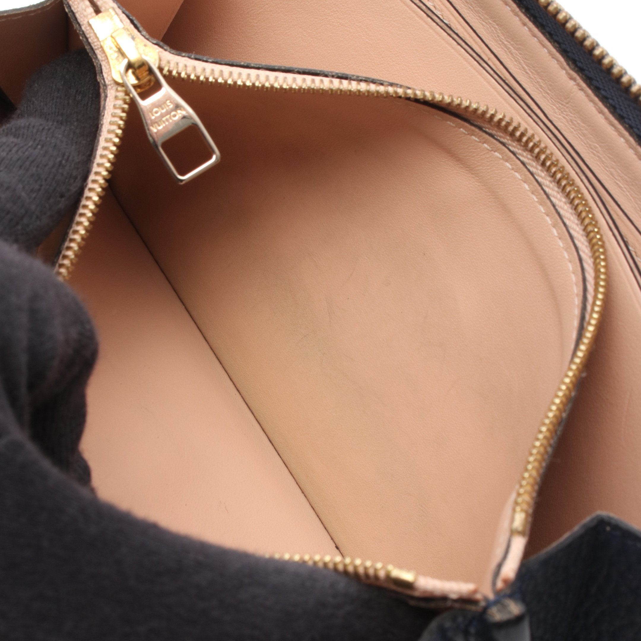 ポルトフォイユ コメット ブルーマリーヌ L字ファスナー長財布