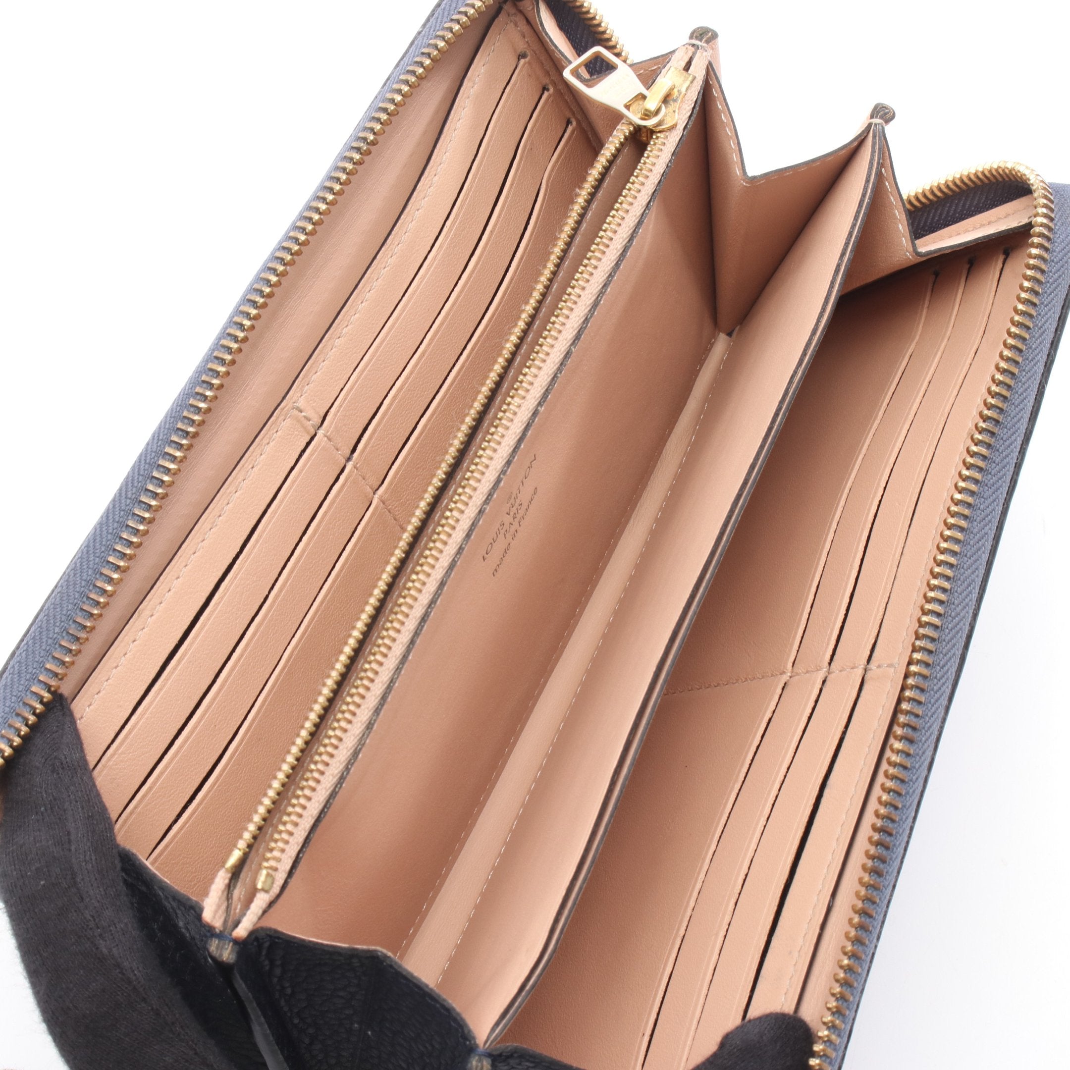 ポルトフォイユ コメット ブルーマリーヌ L字ファスナー長財布