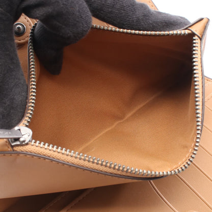 スリムジップウォレット 二つ折り長財布 レザー イエローブラウン コーチ 財布・小物 COACH