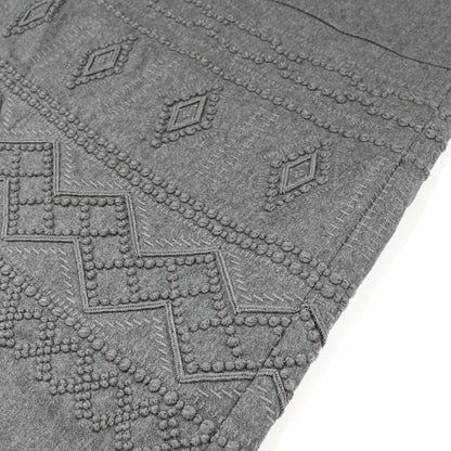 ワンピース ノースリーブ 刺繍 ウール グレー フォクシー ワンピース FOXEY
