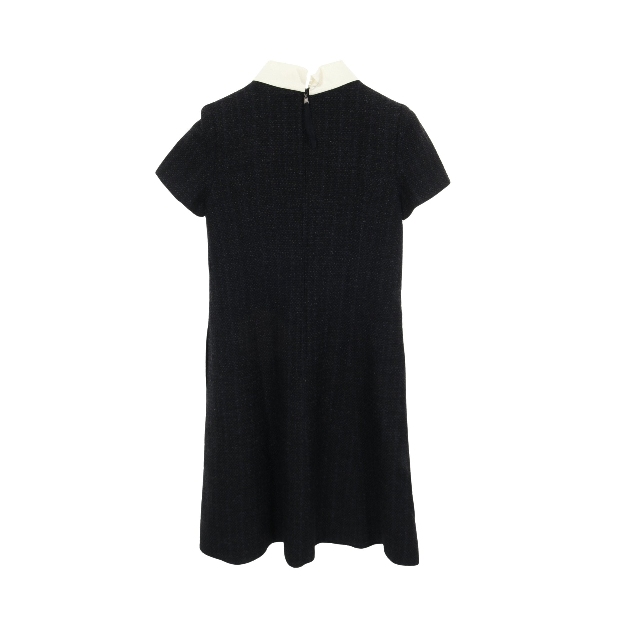 【美品✨】フォクシー ジェシカ ツイード ワンピース 付け襟 40 2way JESSICA ジェシカ ツイードドレス ワンピース レーヨン ウール