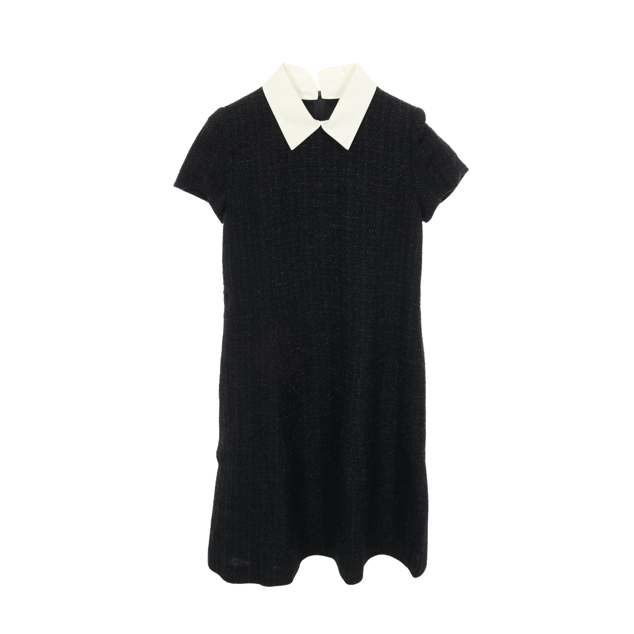 【美品✨】フォクシー ジェシカ ツイード ワンピース 付け襟 40 2way JESSICA ジェシカ ツイードドレス ワンピース レーヨン ウール