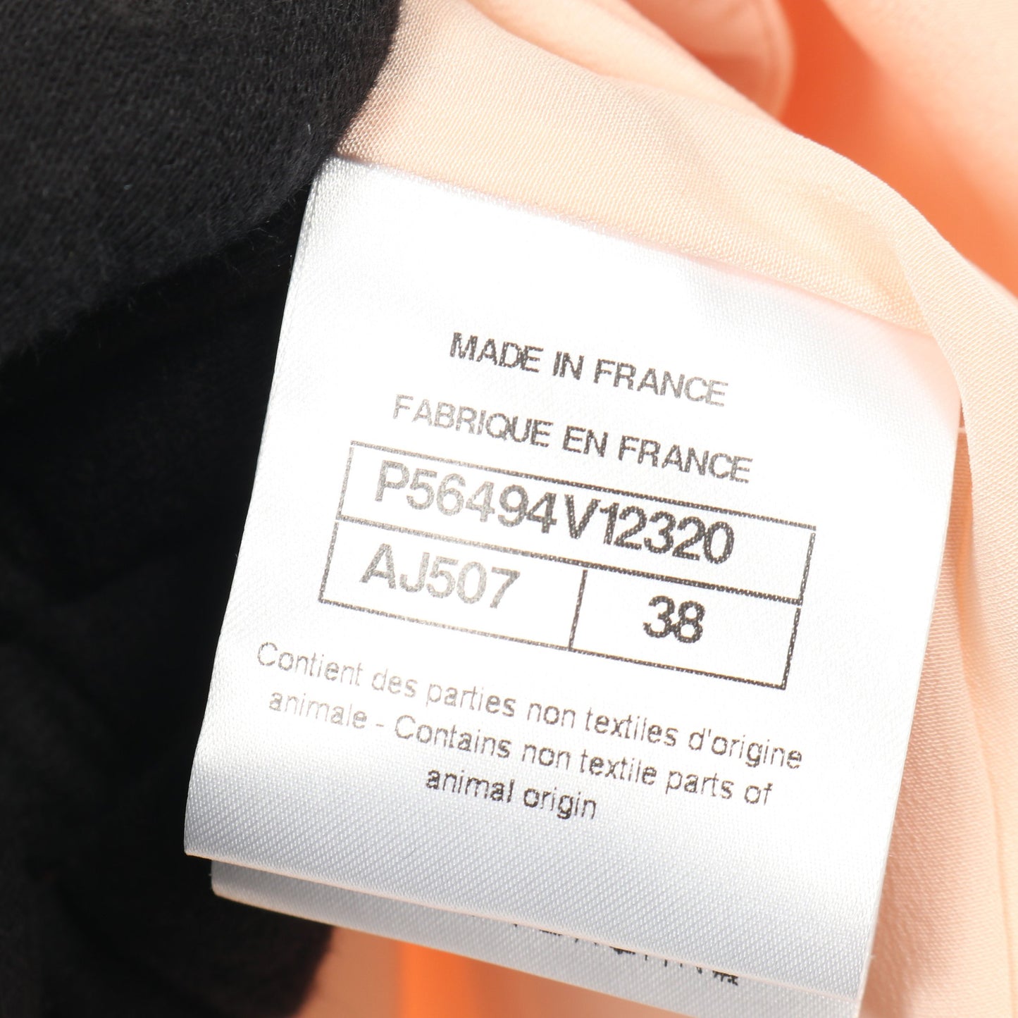 ブラウス ノースリーブ シルク ピンクベージュ シャネル トップス CHANEL