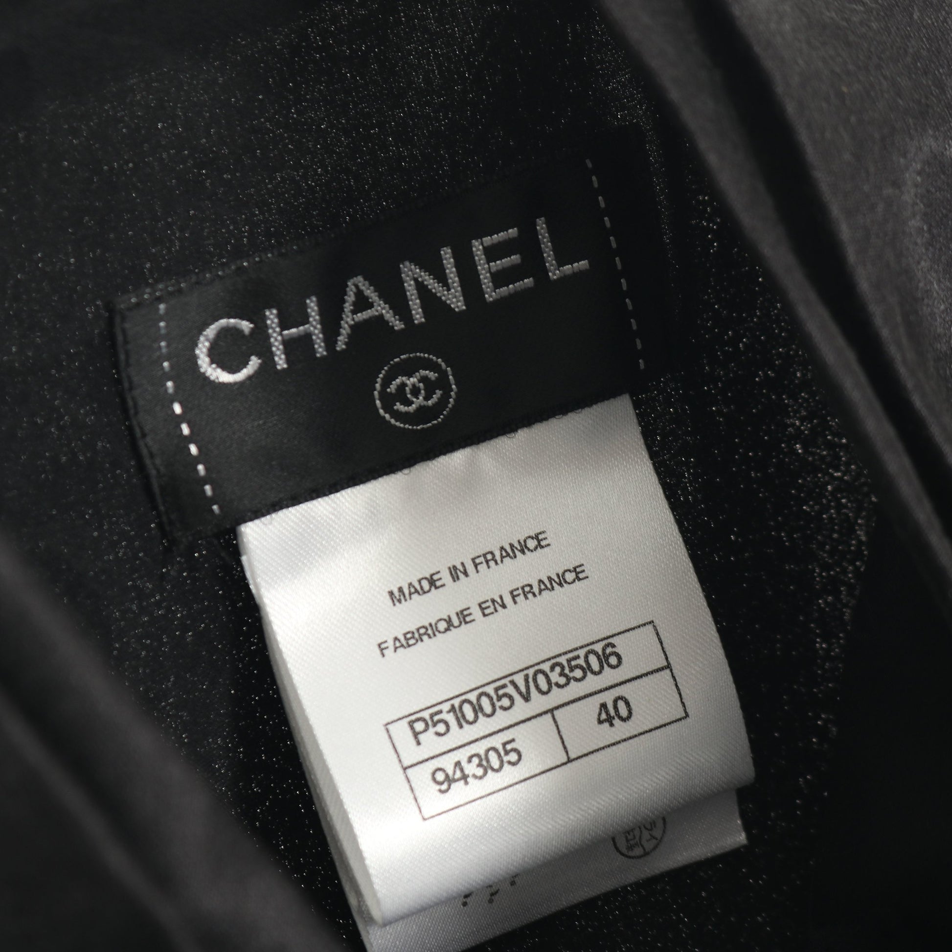 ブラウス ノースリーブ シルク ブラック シャネル トップス CHANEL