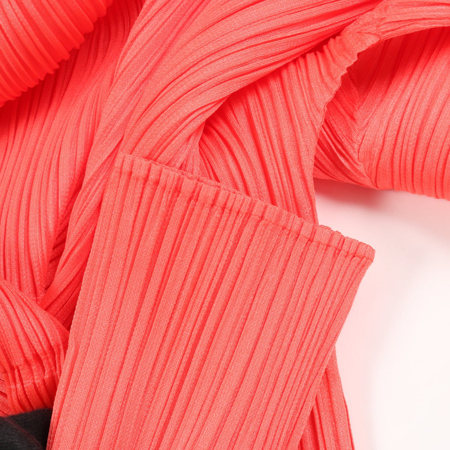 プリーツ ブラウス コーラルピンク フード付き プリーツプリーズ トップス PLEATS PLEASE