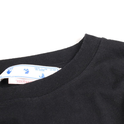 Caravaggio Lute Slim 半袖Tシャツ クルーネック コットン ブラック オフホワイト トップス OFF-WHITE