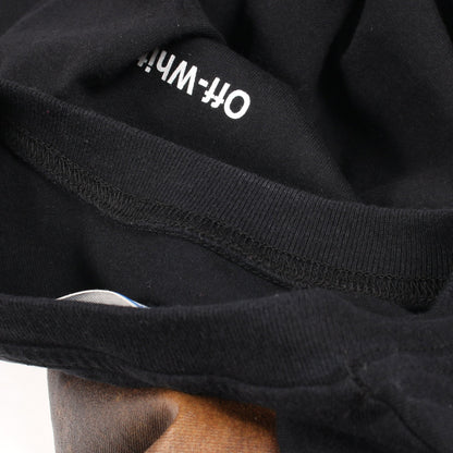 Caravaggio Lute Slim 半袖Tシャツ クルーネック コットン ブラック オフホワイト トップス OFF-WHITE