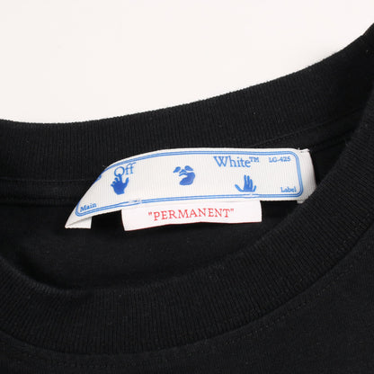 Caravaggio Lute Slim 半袖Tシャツ クルーネック コットン ブラック オフホワイト トップス OFF-WHITE