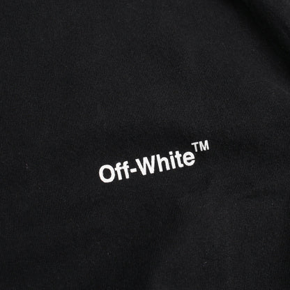 Caravaggio Lute Slim 半袖Tシャツ クルーネック コットン ブラック オフホワイト トップス OFF-WHITE